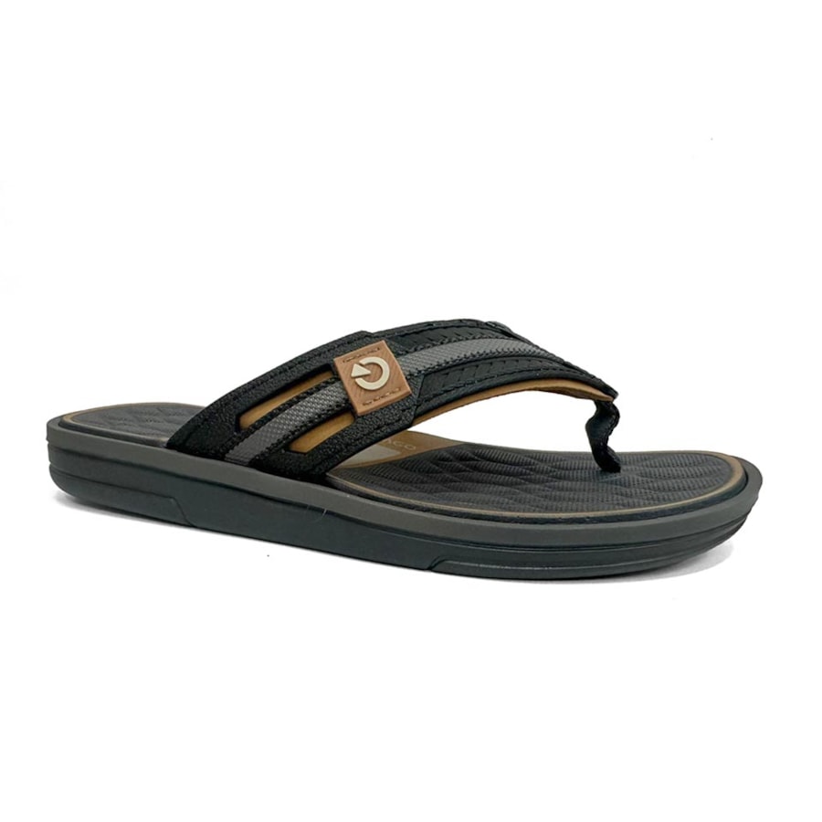 Chinelo Cartago Masculino Dedo Lyon Iii 12399 Cinza
