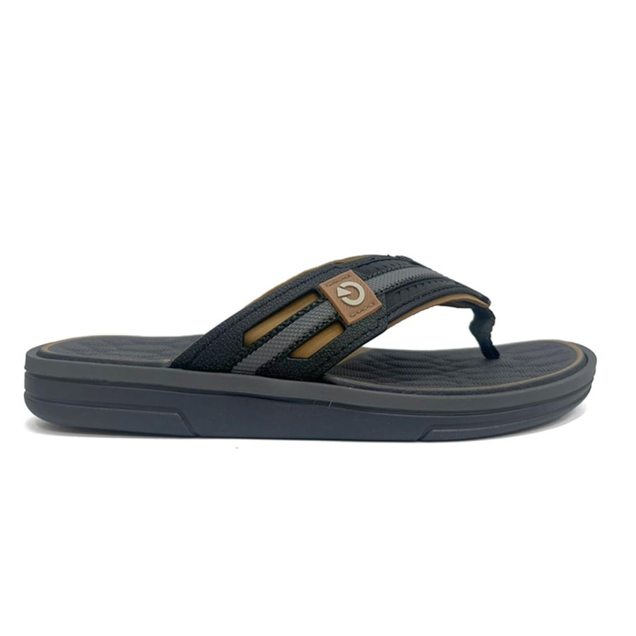 Chinelo Cartago Masculino Dedo Lyon Iii 12399 Cinza