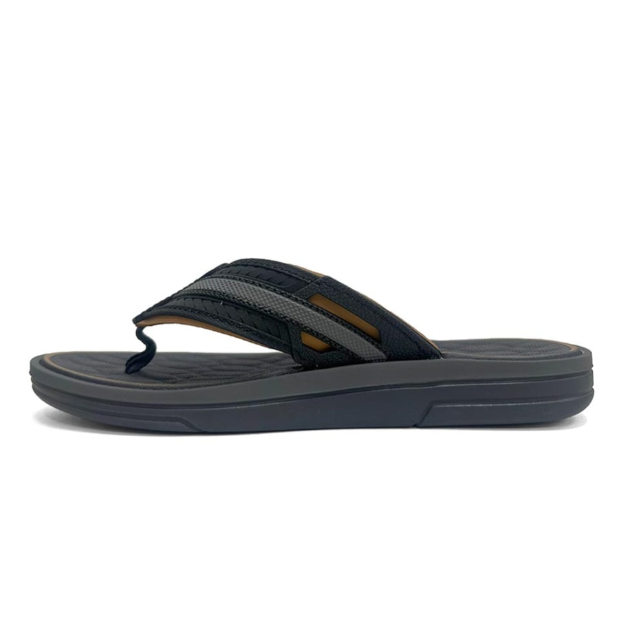 Chinelo Cartago Masculino Dedo Lyon Iii 12399 Cinza