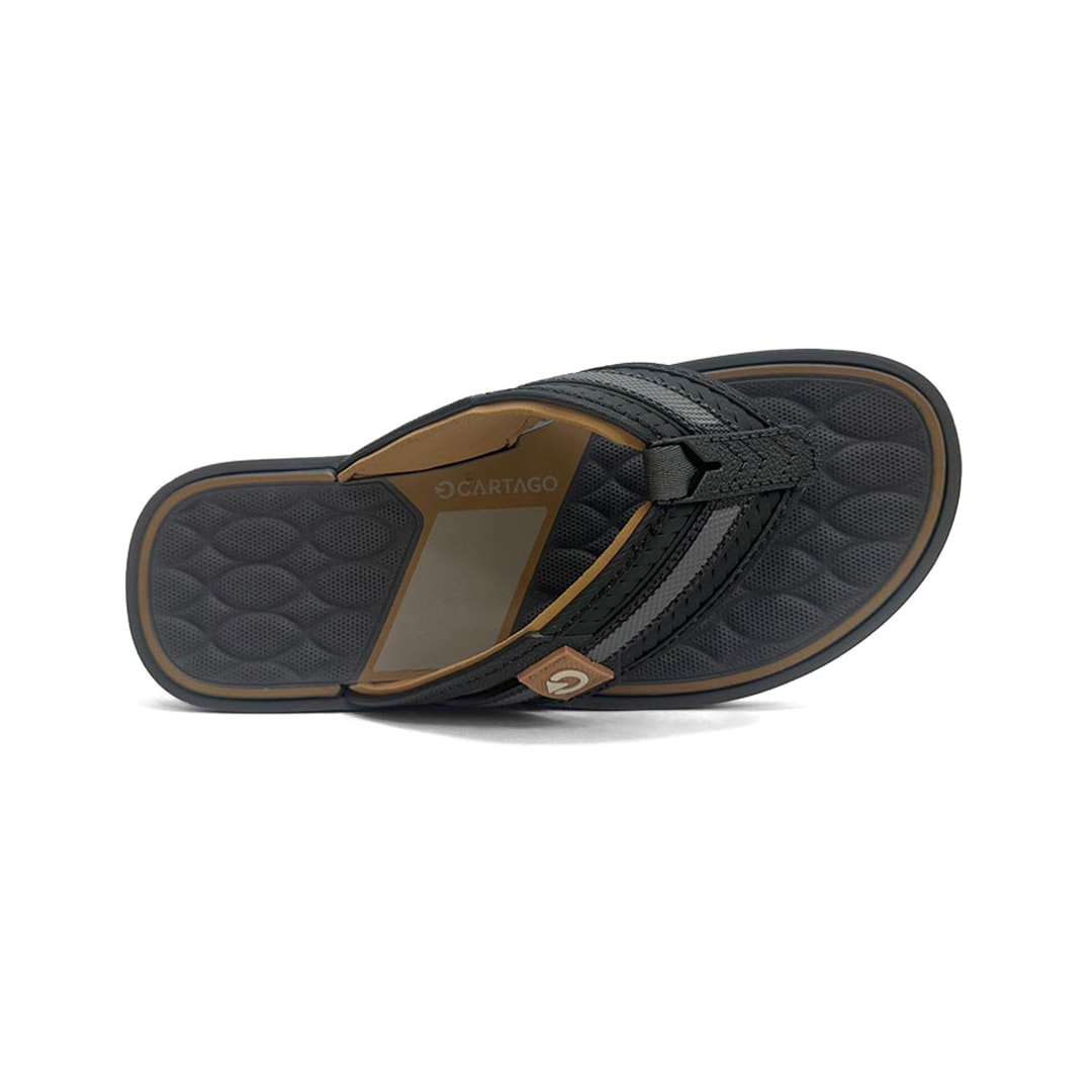 Chinelo Cartago Masculino Dedo Lyon Iii 12399 Cinza