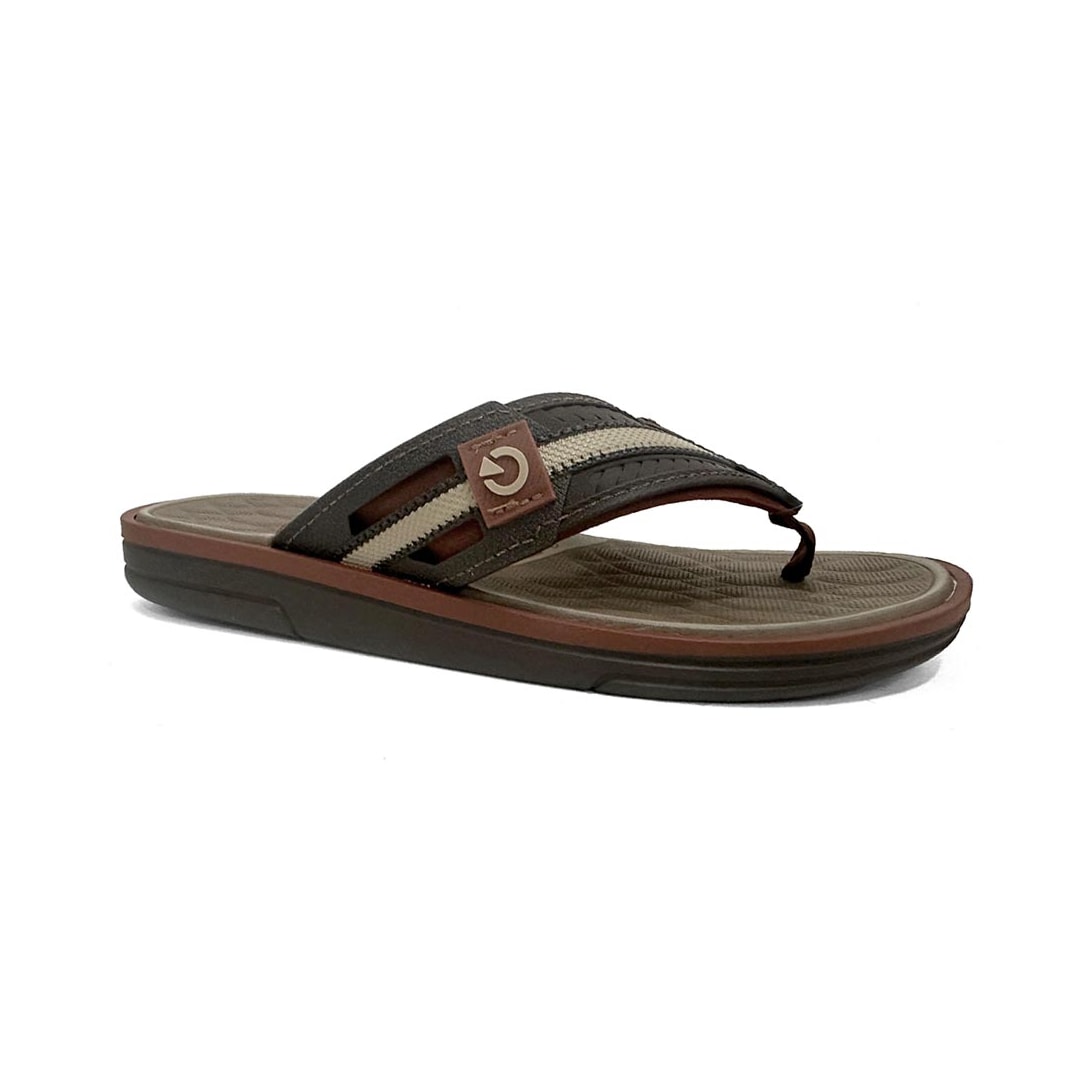 Chinelo Cartago Masculino Dedo Lyon Iii 12399 Marrom