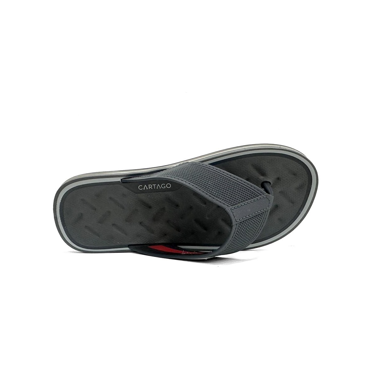 Chinelo Cartago Masculino Dedo Malaga Sport 12308 Cinza