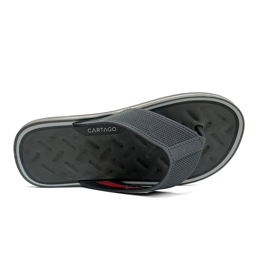 Chinelo Cartago Masculino Dedo Malaga Sport 12308 Cinza Chinelo Cartago Masculino Dedo Malaga Sport 12308 Cinza