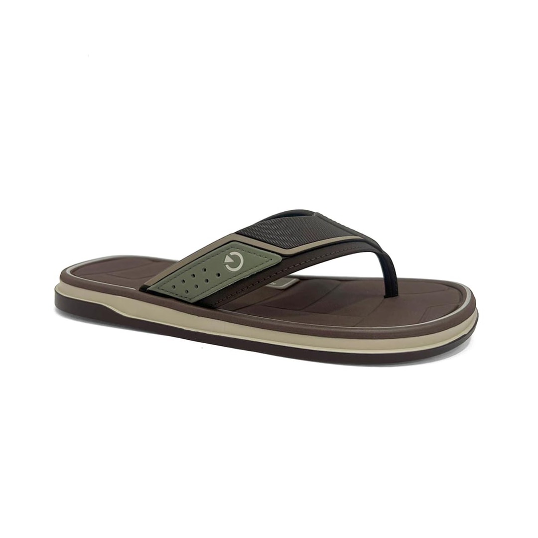 Chinelo Cartago Masculino Dedo Malaga Sport 12639 Bege