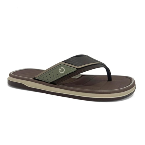 Chinelo Cartago Masculino Dedo Malaga Sport 12639 Bege