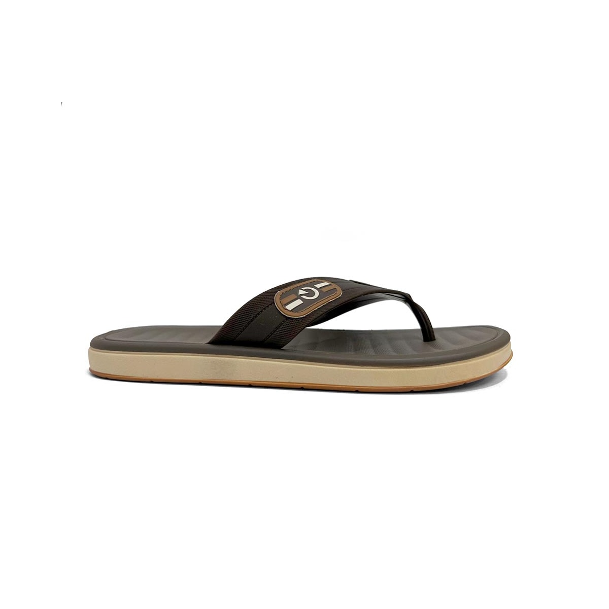 Chinelo Cartago Masculino Dedo Paris II 12214 Bege Claro