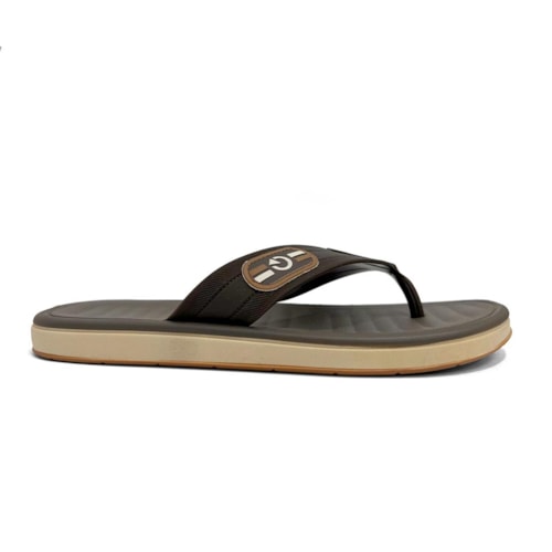 Detalhe - Chinelo Cartago Masculino Dedo Paris II 12214 Bege Claro