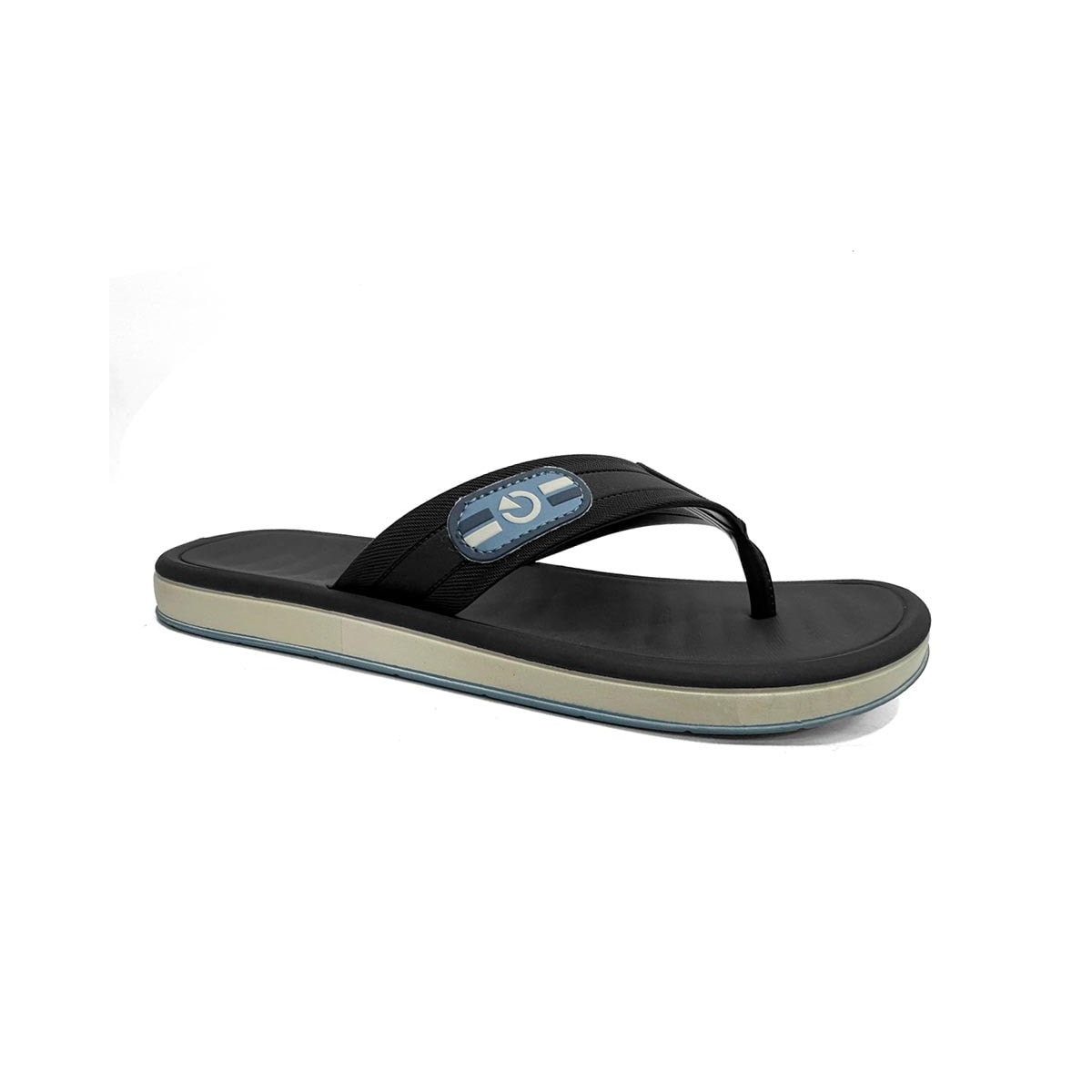 Chinelo Cartago Masculino Dedo Paris II 12214 Cinza/Preto