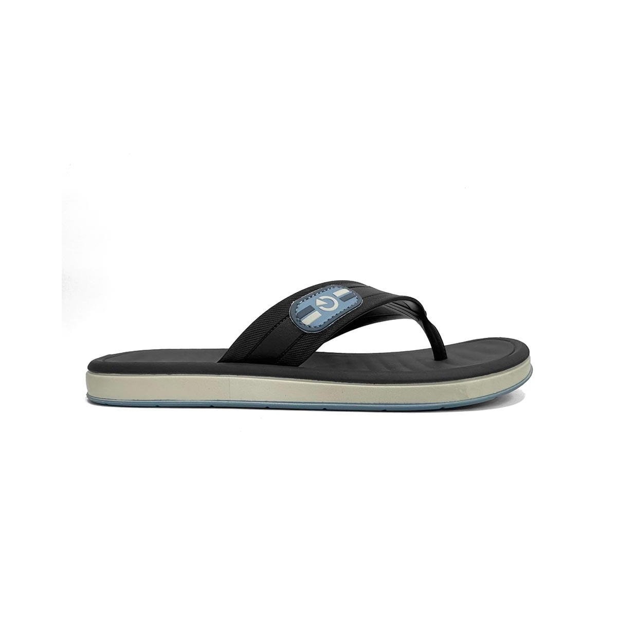 Chinelo Cartago Masculino Dedo Paris II 12214 Cinza/Preto