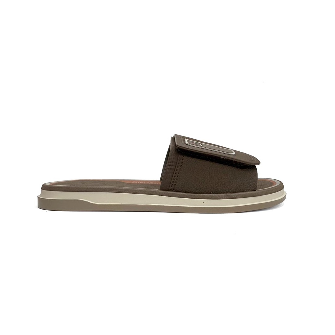 Chinelo Cartago Masculino Gáspea Malaga Sport 12377 Bege