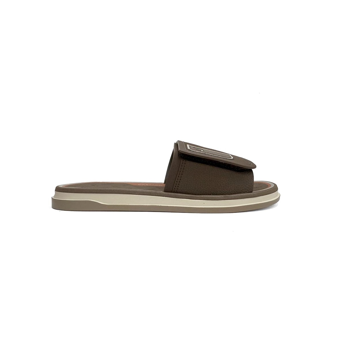 Chinelo Cartago Masculino Gáspea Malaga Sport 12377 Bege Chinelo Cartago Masculino Gáspea Malaga Sport 12377 Bege