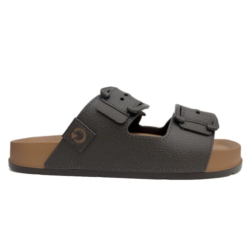 Detalhe - Chinelo Cartago Masculino Milco Ii Slide 12316 Bege
