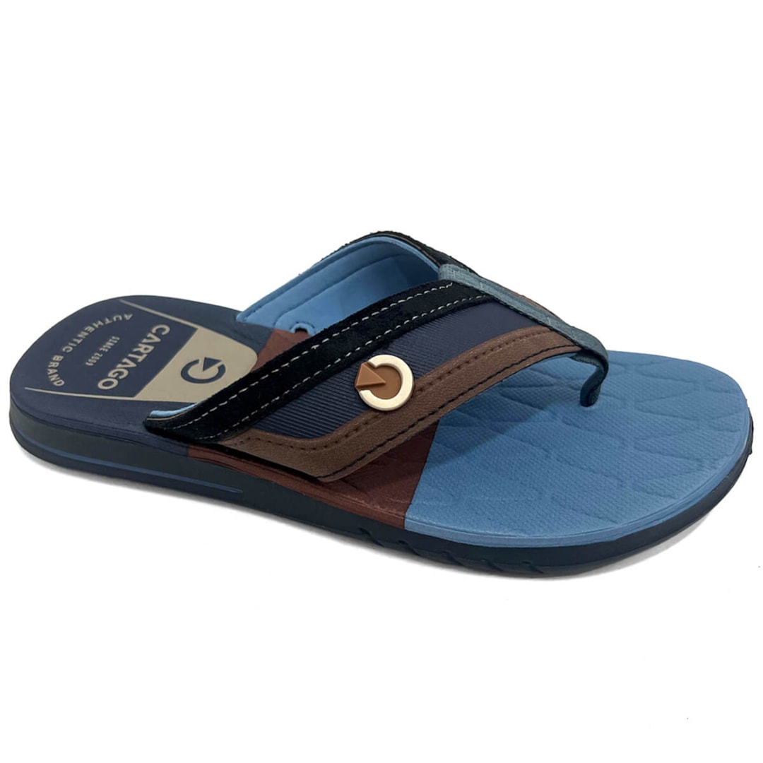 Chinelo Cartago Sevilha V De Dedo Grendene 12390 Azul
