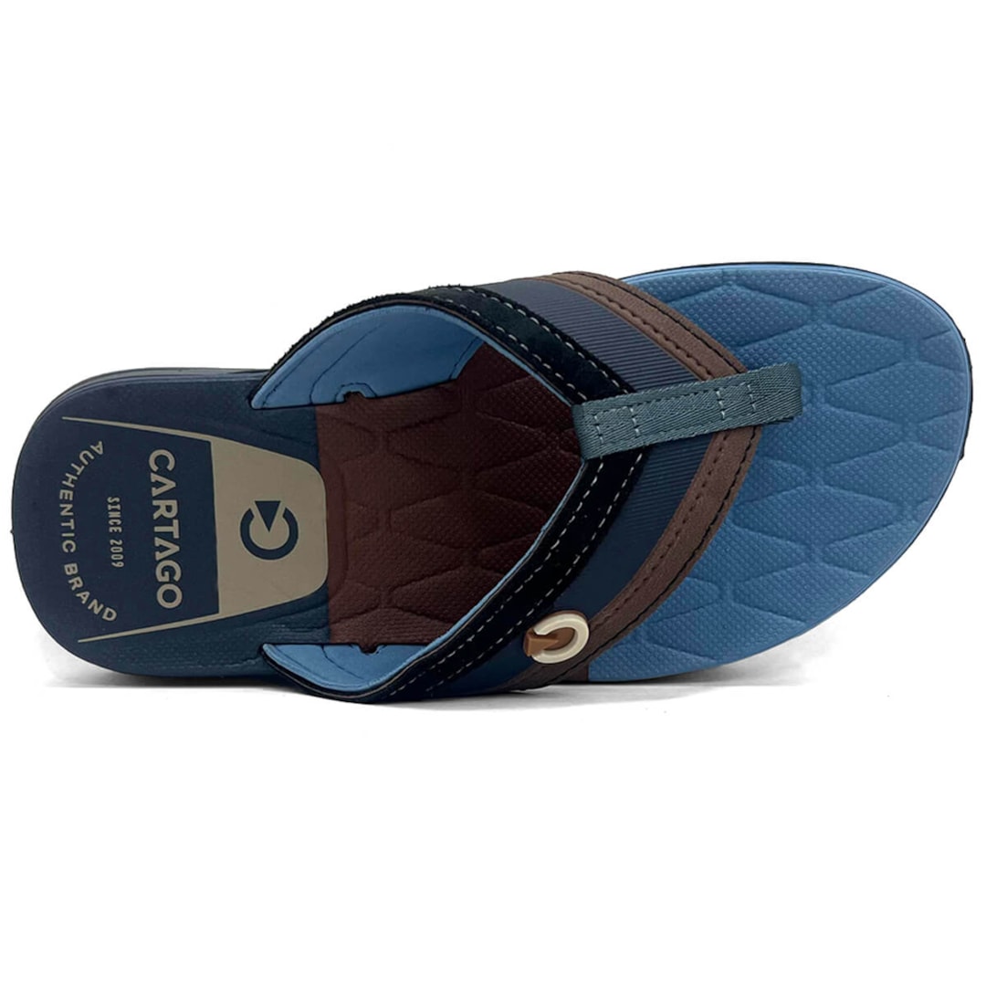 Chinelo Cartago Sevilha V De Dedo Grendene 12390 Azul Chinelo Cartago Sevilha V De Dedo Grendene 12390 Azul