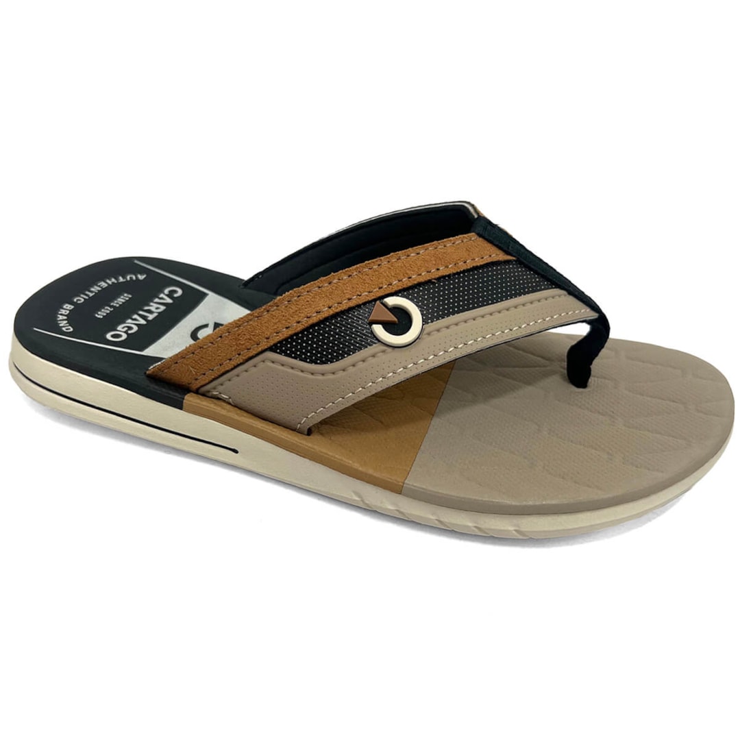 Chinelo Cartago Sevilha V De Dedo Grendene 12390 Bege