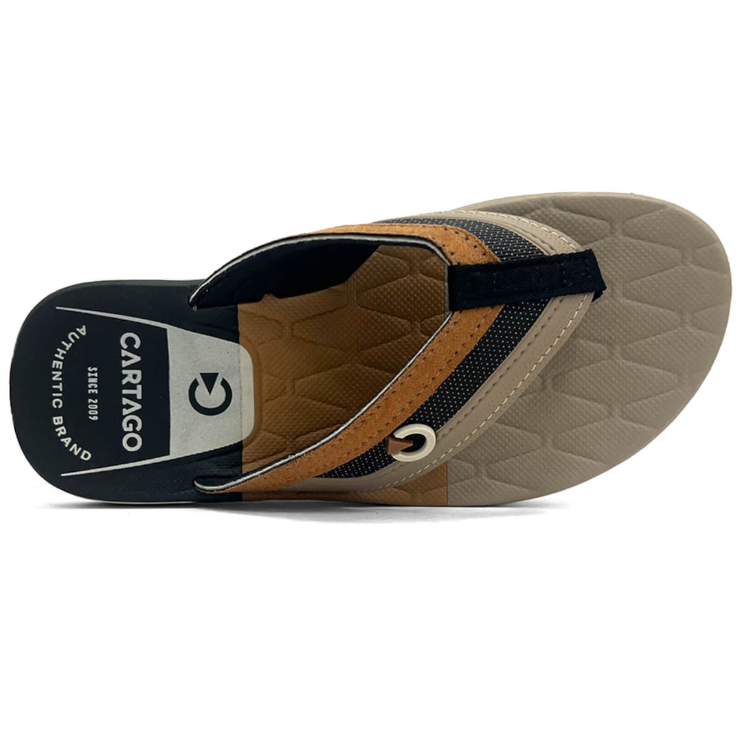 Chinelo Cartago Sevilha V De Dedo Grendene 12390 Bege