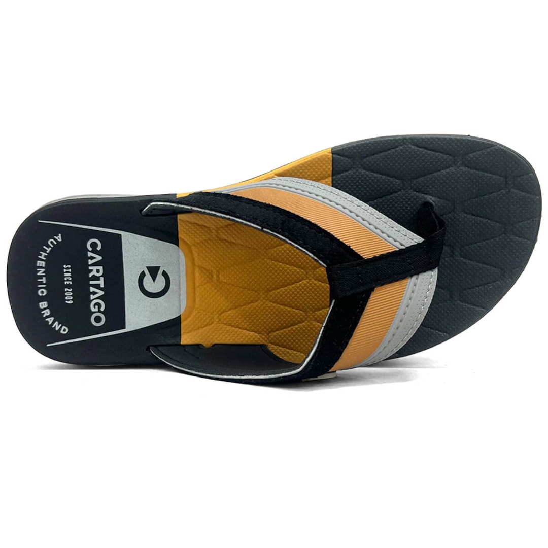 Chinelo Cartago Sevilha V De Dedo Grendene 12390 Cinza