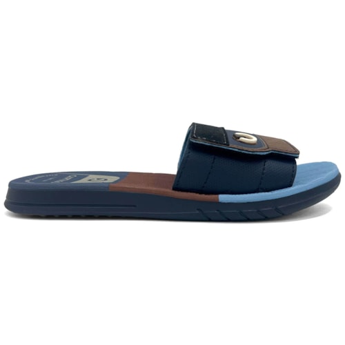 Detalhe - Chinelo Cartago Sevilha V De Gaspea Grendene 12391 Azul