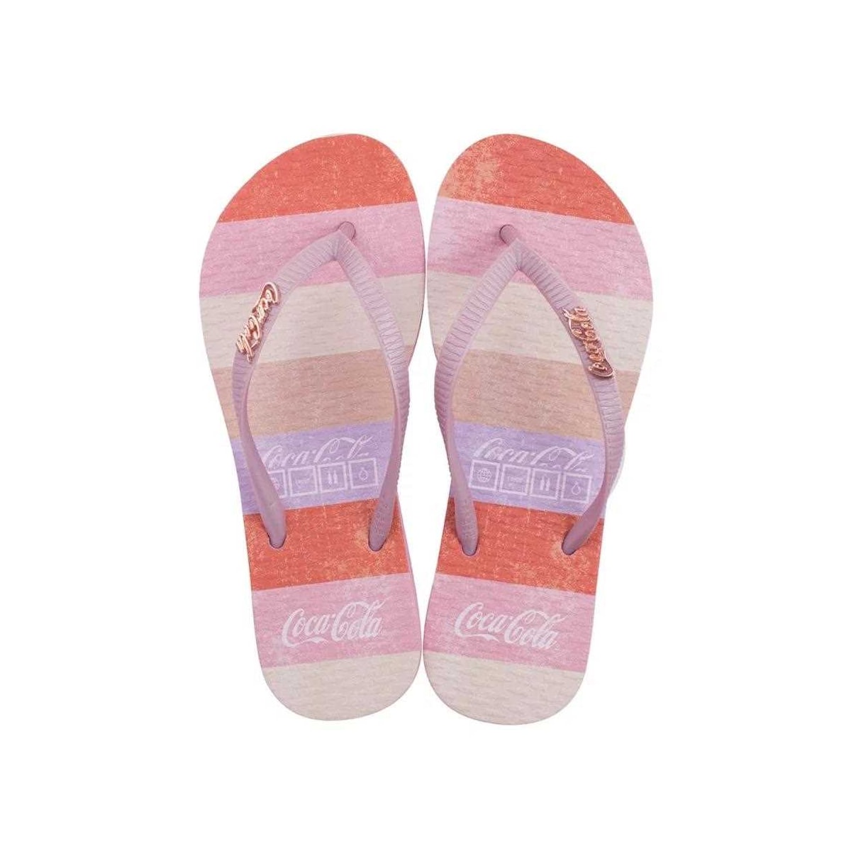 Chinelo Coca Cola Feminino Coke Summer Band Rosa Claro/Rose Chinelo Coca Cola Feminino Coke Summer Band Rosa Claro/Rose