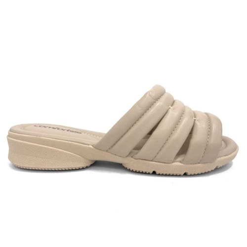 Detalhe - Chinelo Comfortflex 22-81304 Pele