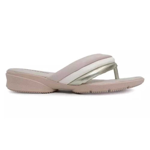 Chinelo Comfortflex Conforto 22-81402 Marfim/Ouro