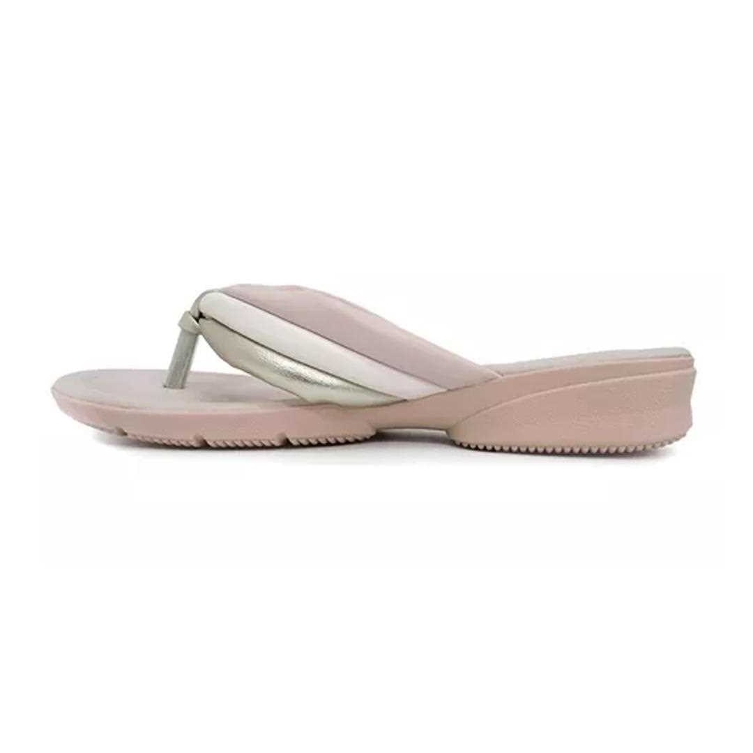 Chinelo Comfortflex Conforto 22-81402 Marfim/Ouro Chinelo Comfortflex Conforto 22-81402 Marfim/Ouro