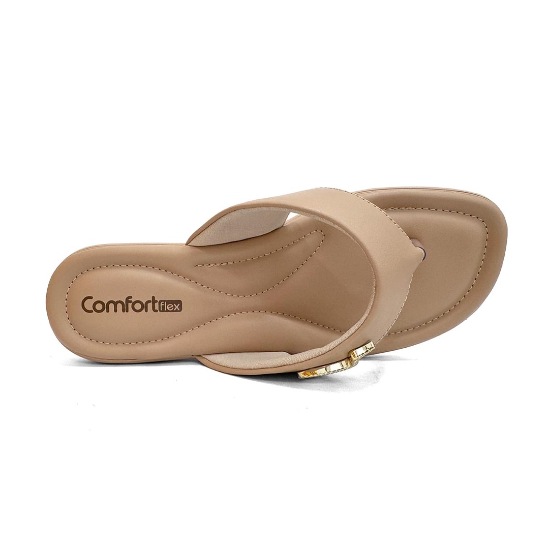 Chinelo Comfortflex De Dedo 24-68401 Caqui Chinelo Comfortflex De Dedo 24-68401 Caqui