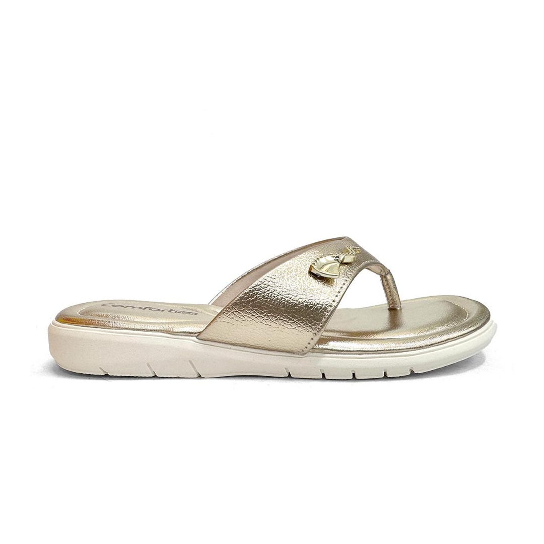 Chinelo Comfortflex De Dedo 24-68401 Ouro Chinelo Comfortflex De Dedo 24-68401 Ouro