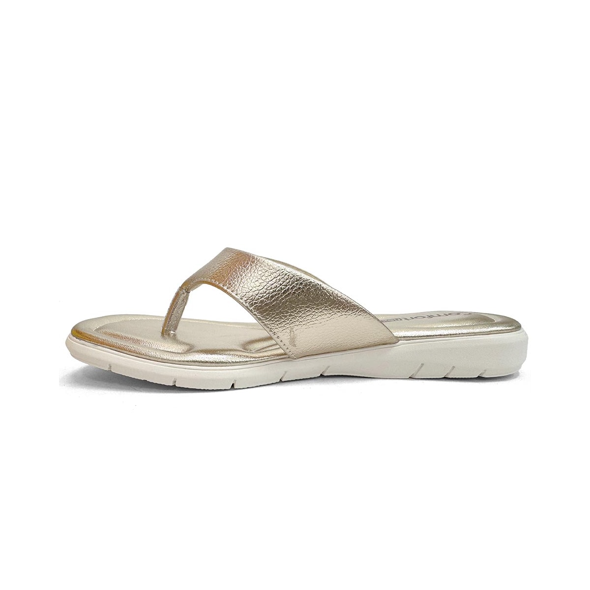 Chinelo Comfortflex De Dedo 24-68401 Ouro Chinelo Comfortflex De Dedo 24-68401 Ouro