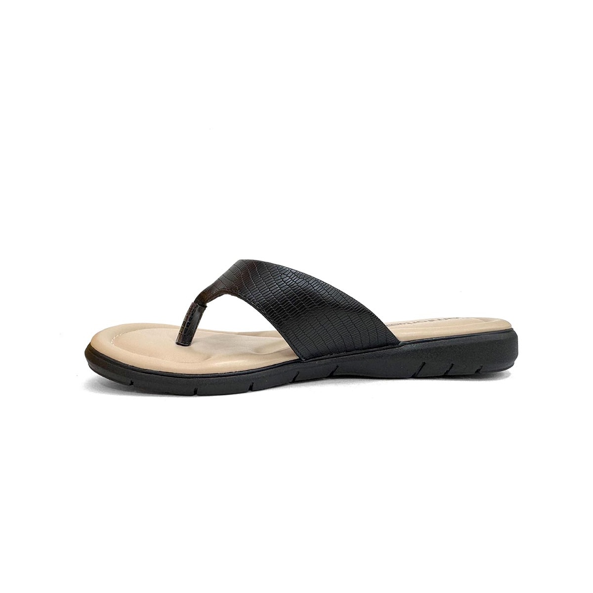 Chinelo Comfortflex De Dedo 24-68401 Preto
