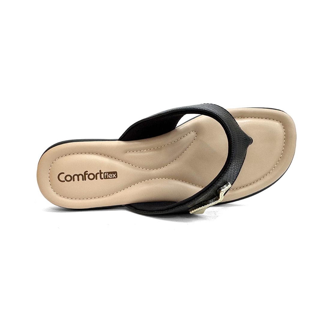 Chinelo Comfortflex De Dedo 24-68401 Preto Chinelo Comfortflex De Dedo 24-68401 Preto