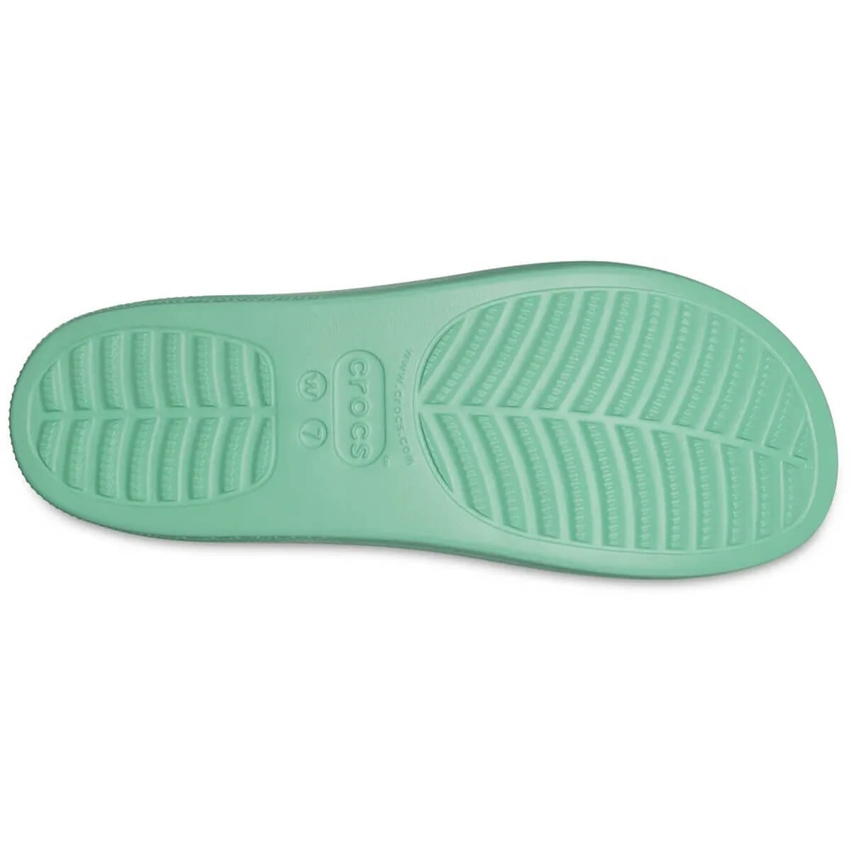 Chinelo Crocs Classic Platform Slide 208180 Jade Stone Chinelo Crocs Classic Platform Slide 208180 Jade Stone
