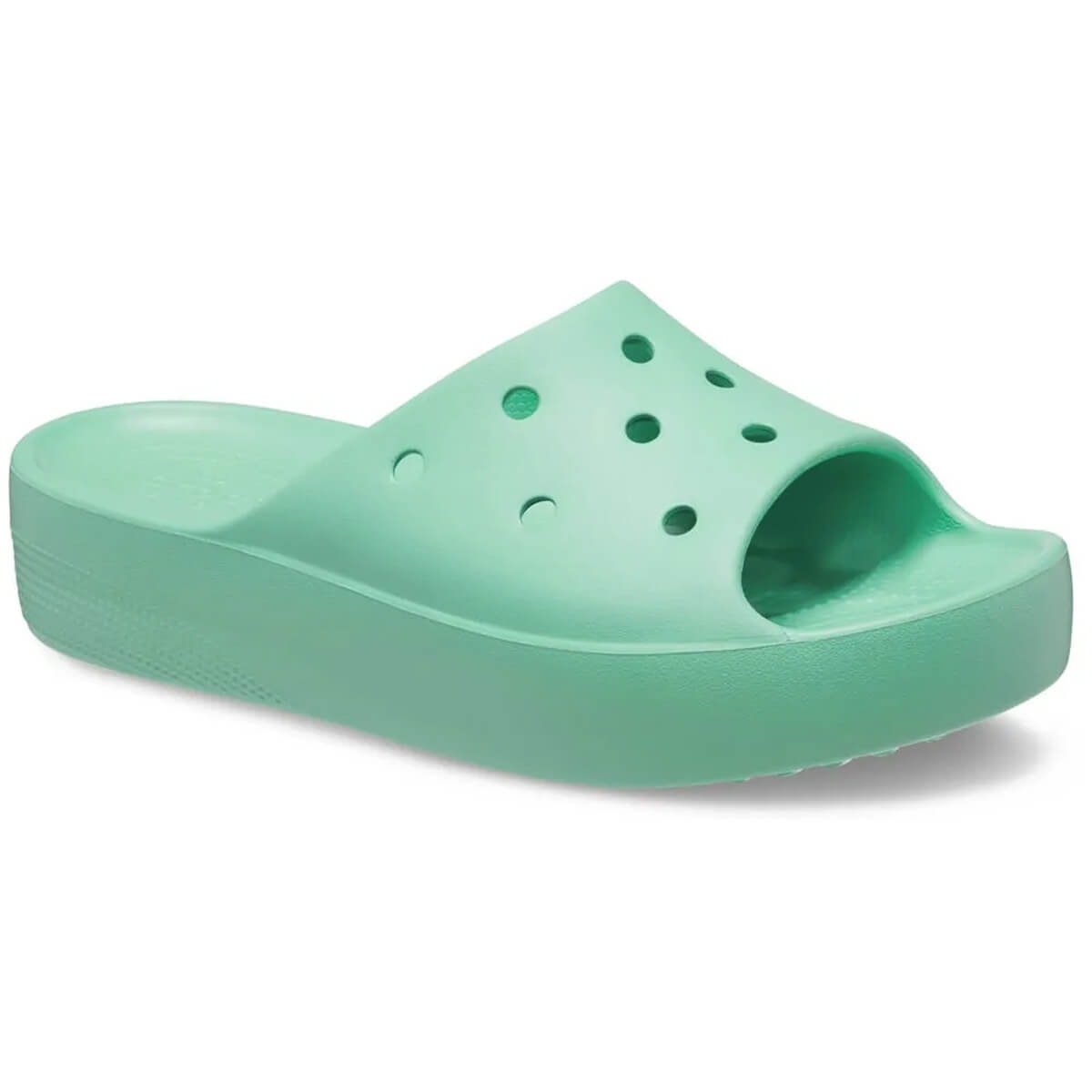 Chinelo Crocs Classic Platform Slide 208180 Jade Stone Chinelo Crocs Classic Platform Slide 208180 Jade Stone