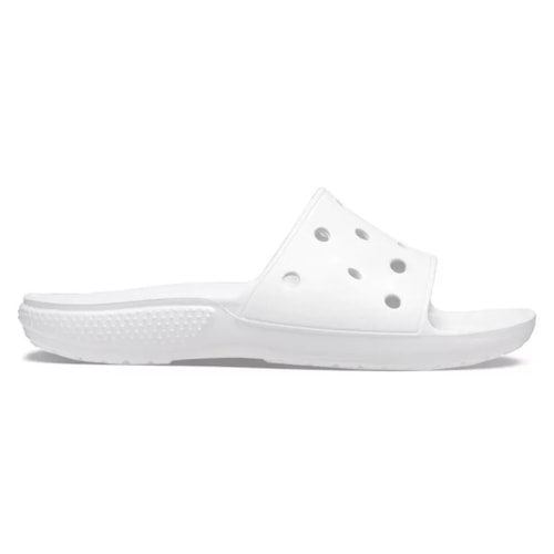 Detalhe - Chinelo Crocs Classic Slide X20612 White