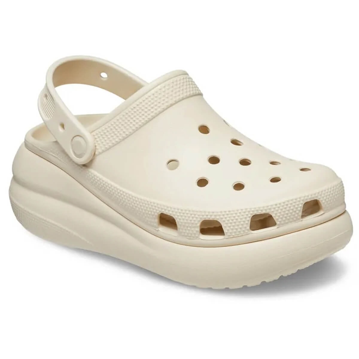Chinelo Crocs Clog Crush 207521 Creme/Bone Chinelo Crocs Clog Crush 207521 Creme/Bone