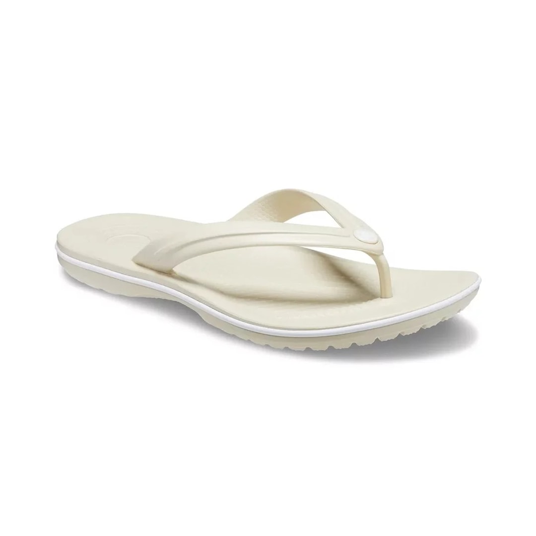 Chinelo Crocs Crocband Flip 11033 Creme/Bone Chinelo Crocs Crocband Flip 11033 Creme/Bone