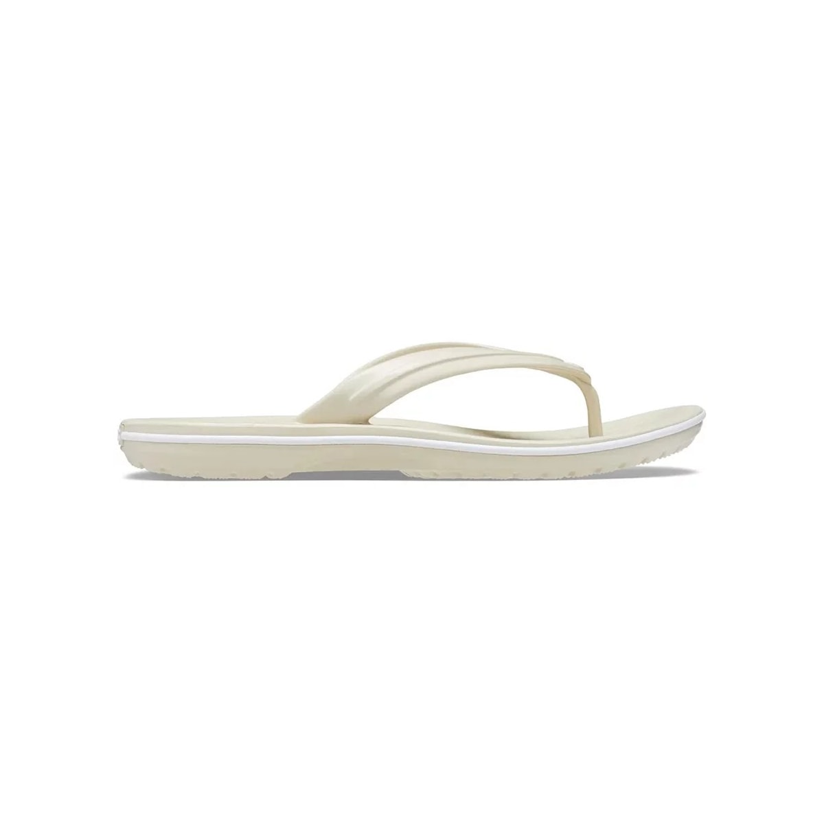 Chinelo Crocs Crocband Flip 11033 Creme/Bone Chinelo Crocs Crocband Flip 11033 Creme/Bone