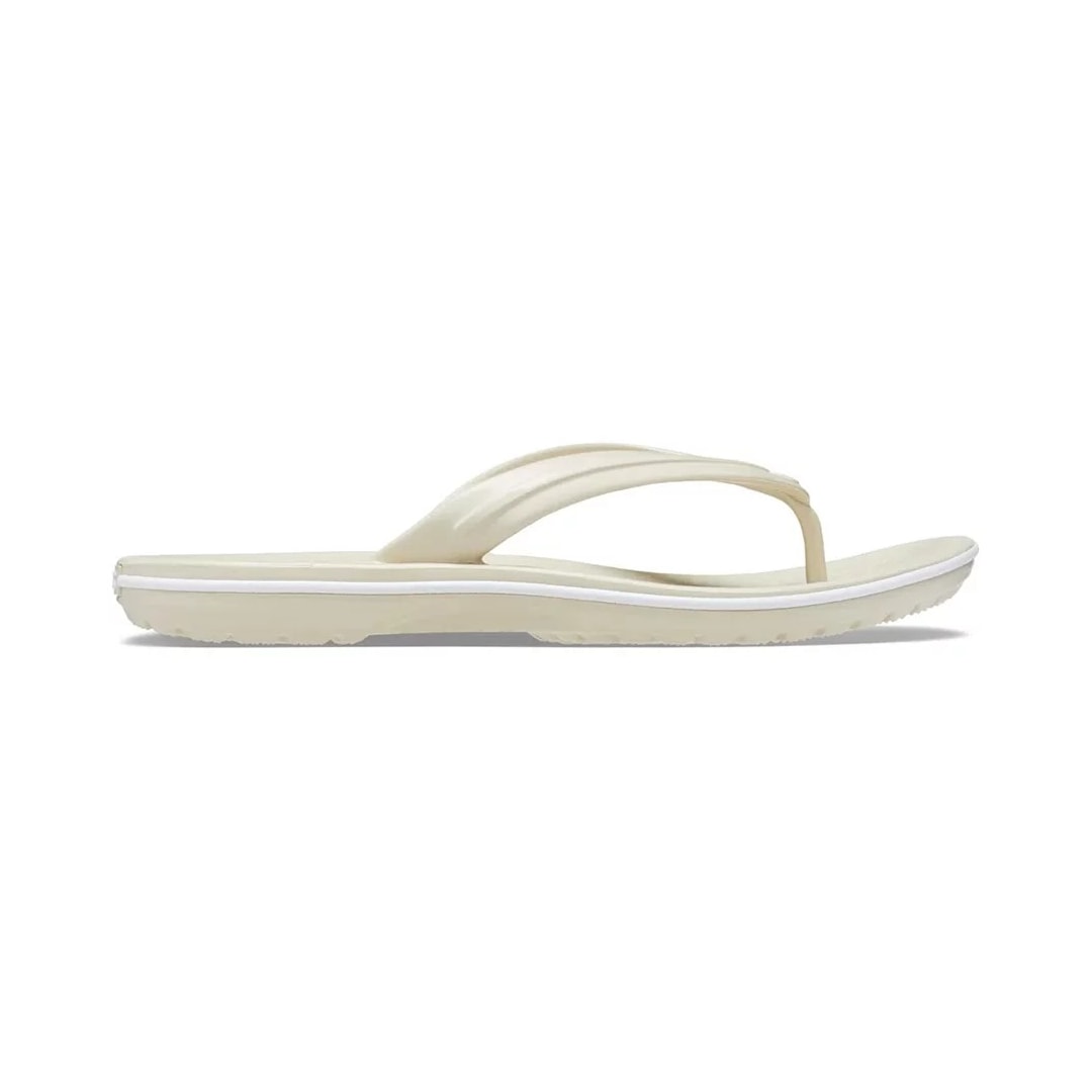 Chinelo Crocs Crocband Flip 11033 Creme/Bone