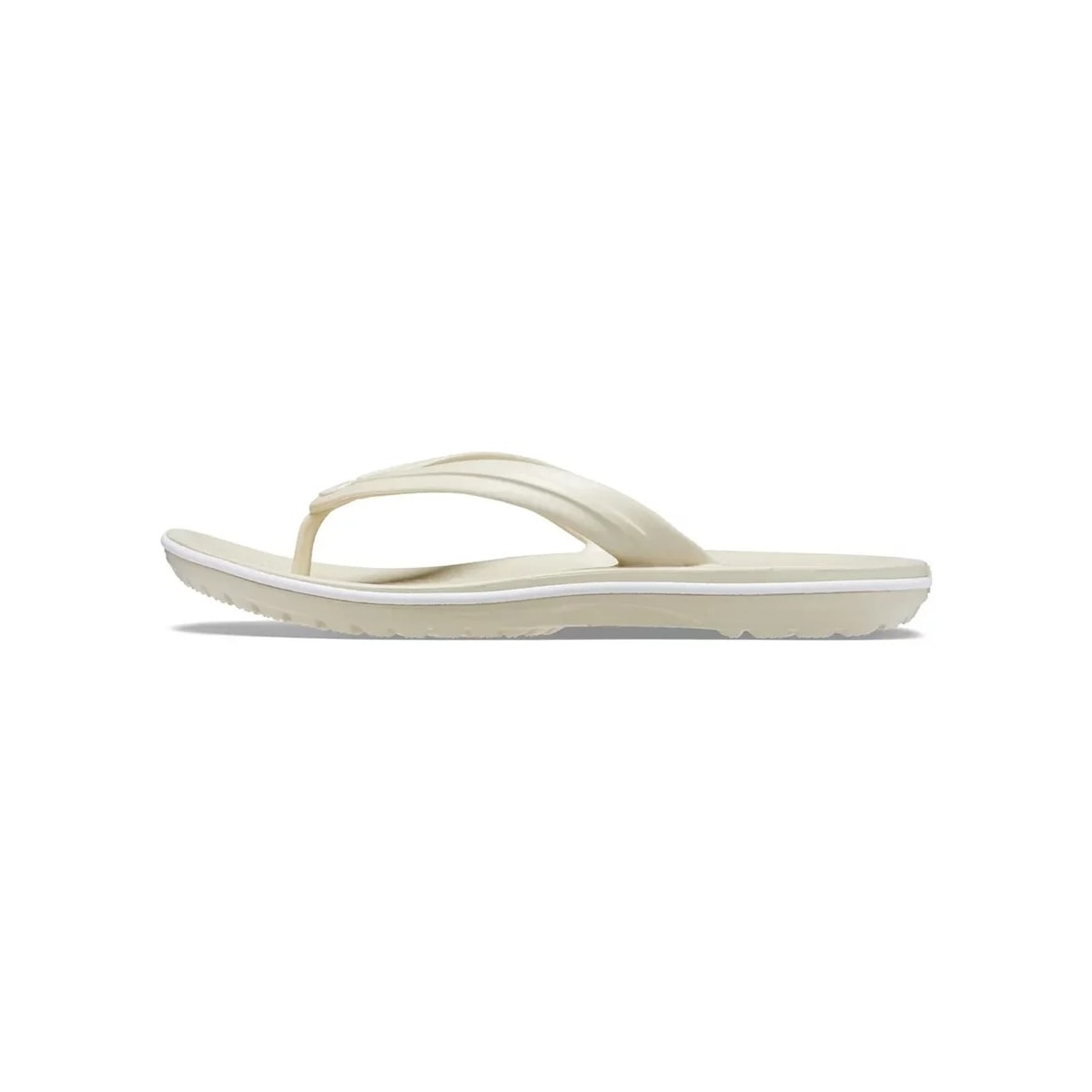 Chinelo Crocs Crocband Flip 11033 Creme/Bone Chinelo Crocs Crocband Flip 11033 Creme/Bone