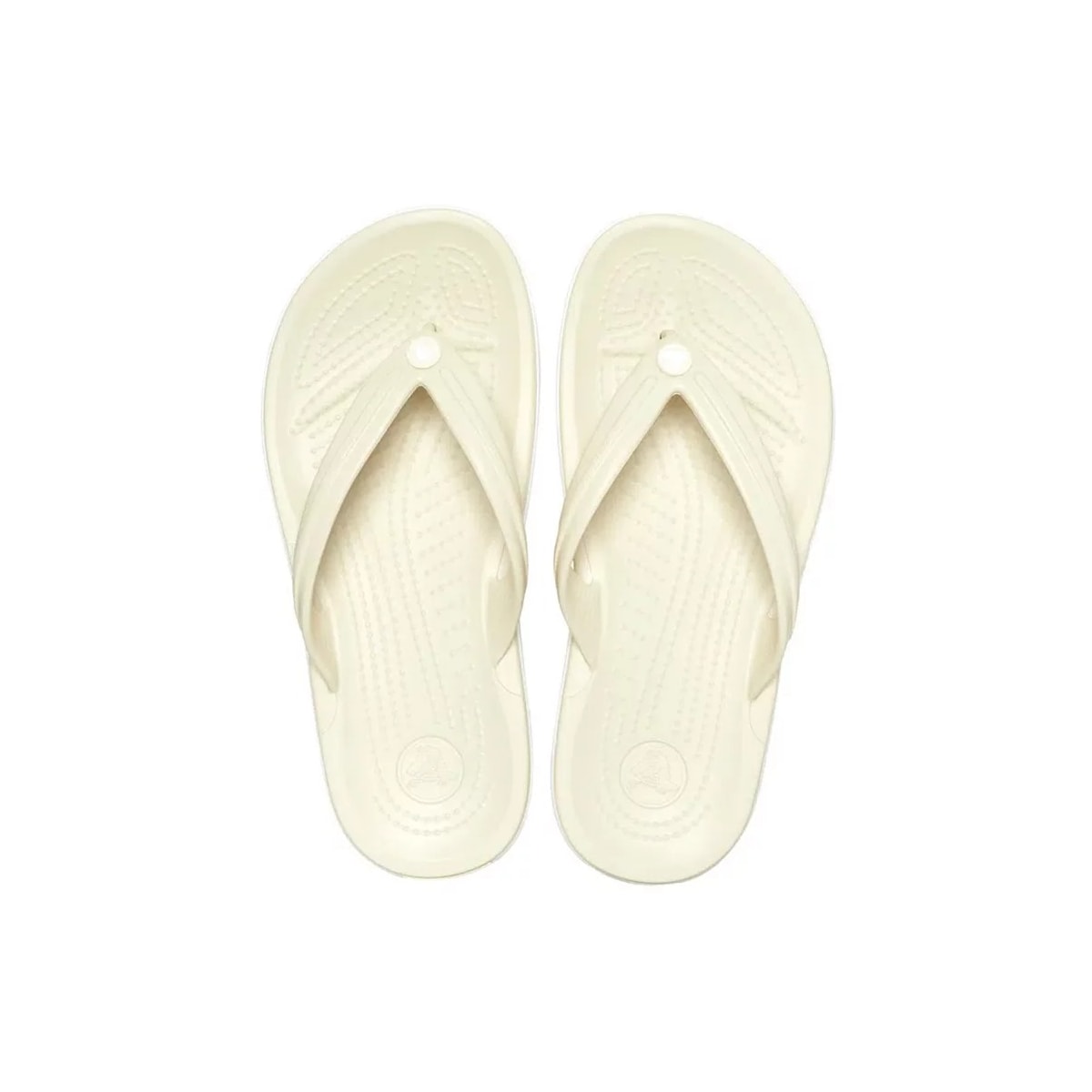 Chinelo Crocs Crocband Flip 11033 Creme/Bone Chinelo Crocs Crocband Flip 11033 Creme/Bone
