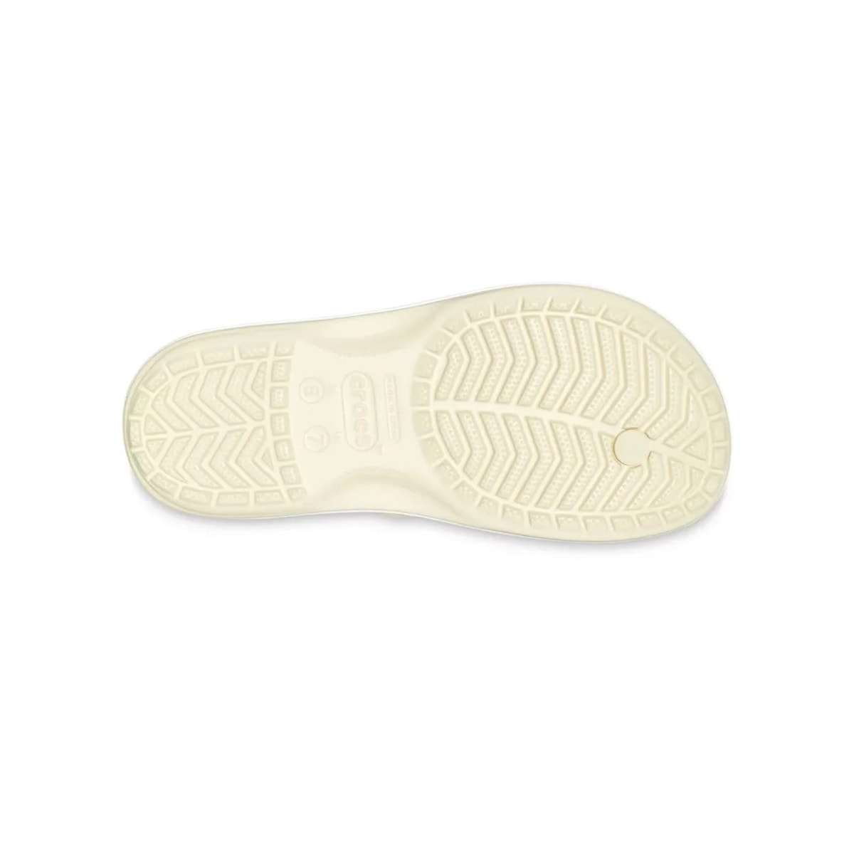 Chinelo Crocs Crocband Flip 11033 Creme/Bone