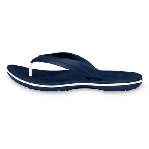 Detalhe - Chinelo Crocs Crocband Flip 11033 Navy