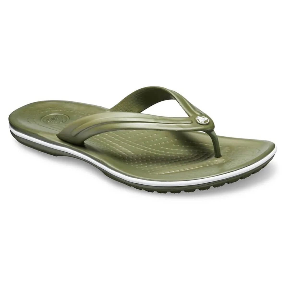 Chinelo Crocs Crocband Flip 11033 - O26001 Green Chinelo Crocs Crocband Flip 11033 - O26001 Green