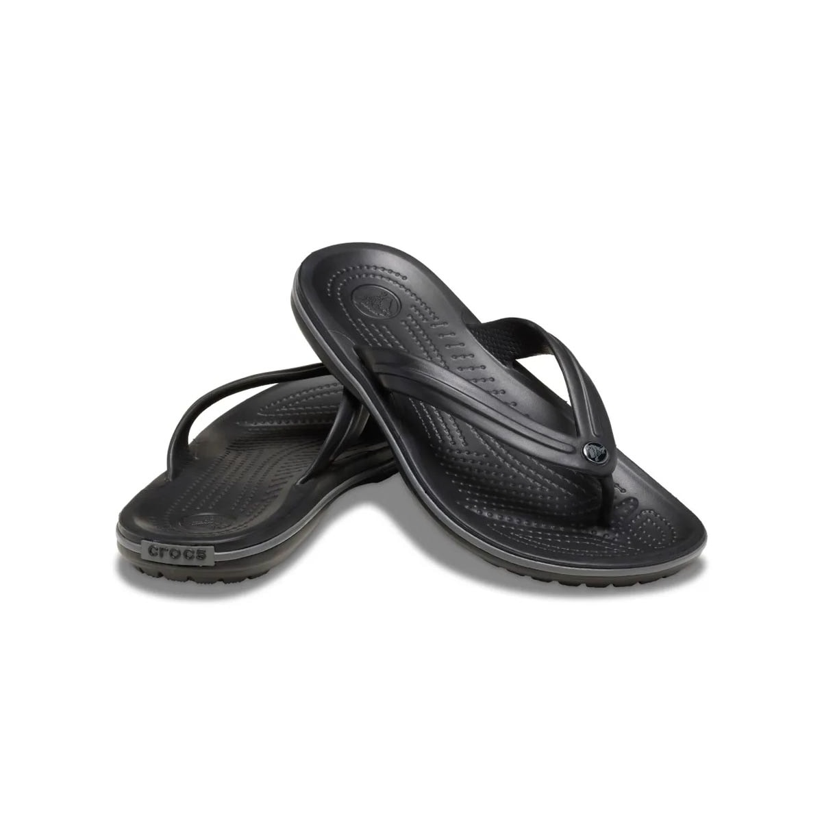 Chinelo Crocs Crocband Flip Army 11033 Black