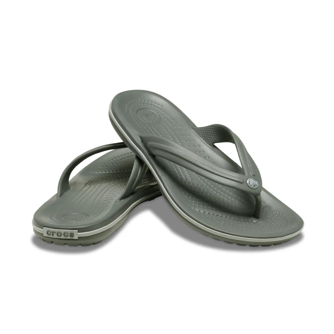 Chinelo Crocs Crocband Flip Army 11033 Olive