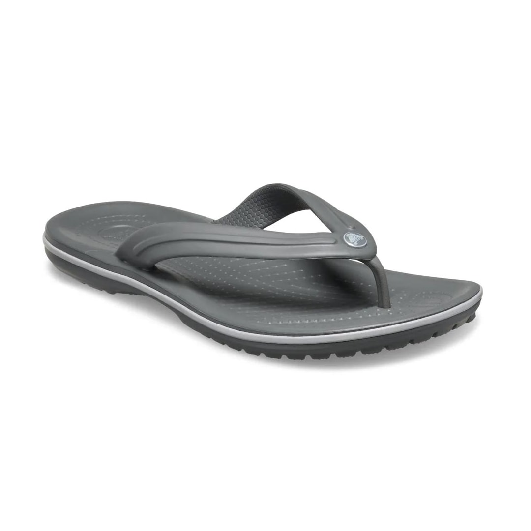 Chinelo Crocs Crocband Flip Army 11033 Slate Grey