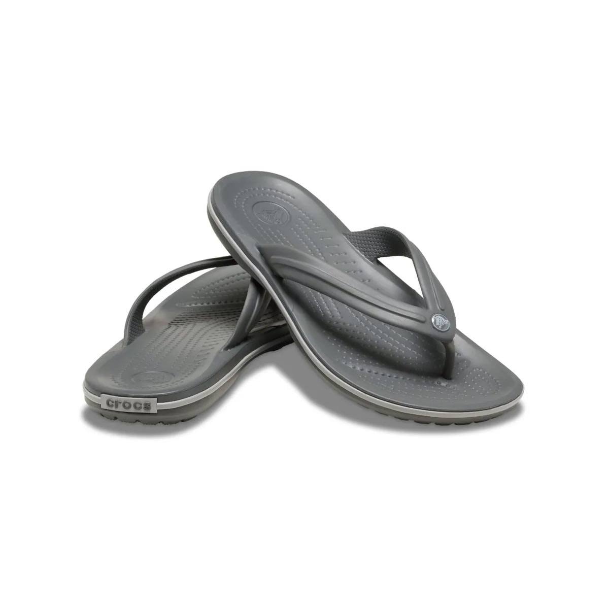 Chinelo Crocs Crocband Flip Army 11033 Slate Grey Chinelo Crocs Crocband Flip Army 11033 Slate Grey