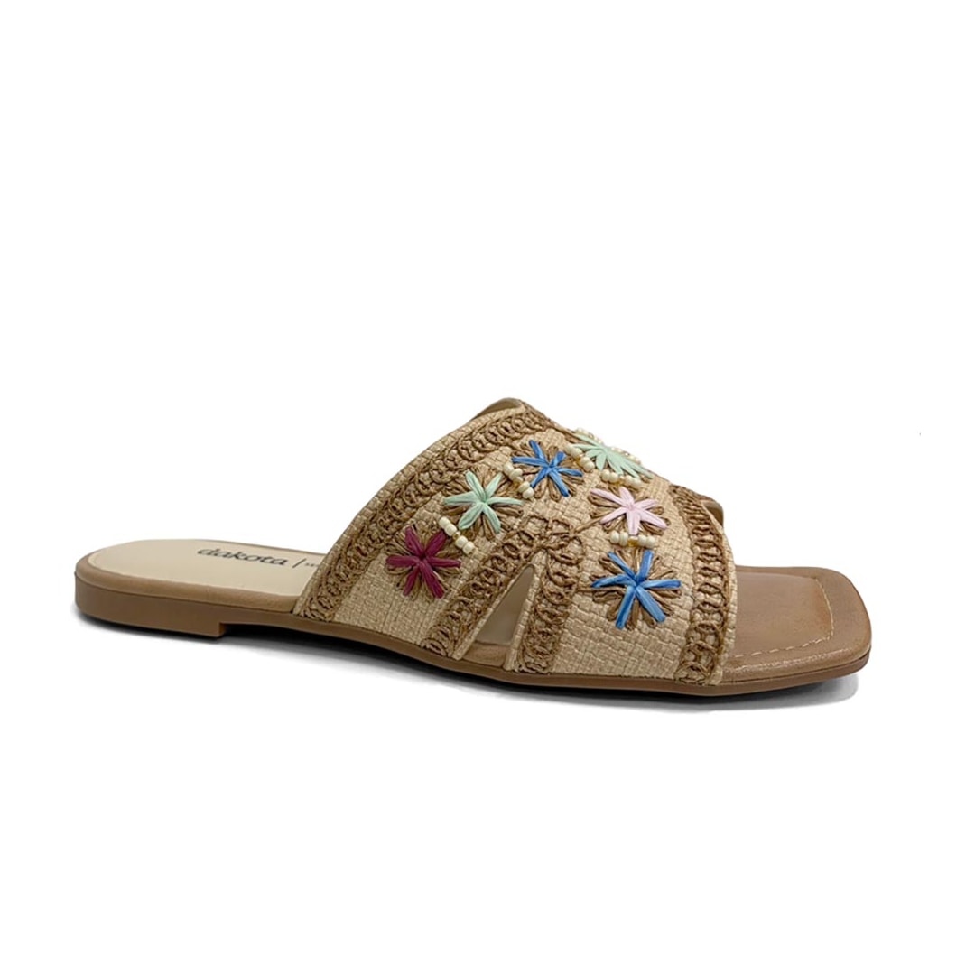 Chinelo Dakota Feminino Rasteira Db953o Multicolor