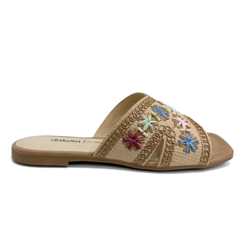 Detalhe - Chinelo Dakota Feminino Rasteira Db953o Multicolor