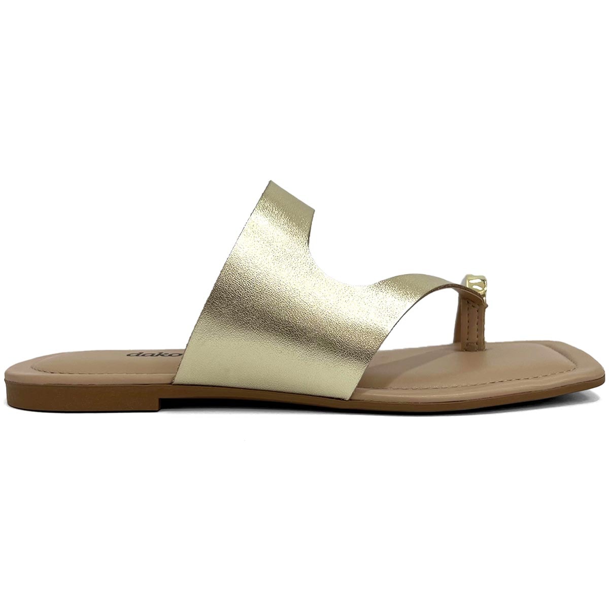 Chinelo Dakota Rasteira De Dedo Y8681 Champagne Chinelo Dakota Rasteira De Dedo Y8681 Champagne